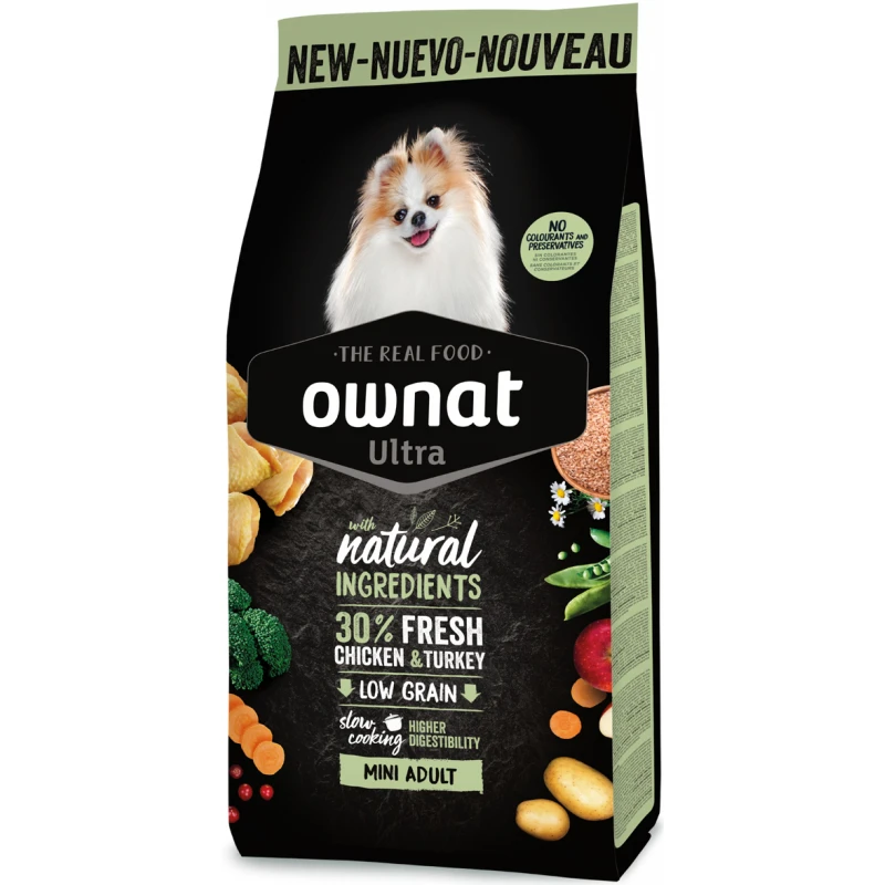 Ownat Ultra Low Grain Mini Adult Κοτόπουλο - Γαλοπούλα 3kg Σκύλοι Ownat Ultra Low Grain Mini Adult Κοτόπουλο - Γαλοπούλα 3kg Σκύλοι