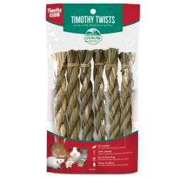 Λιχουδιά Μικρών Ζώων Oxbow Timothy Club Twists