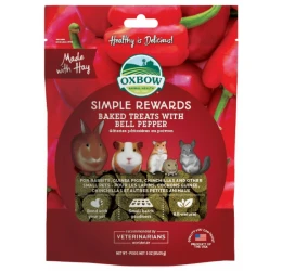 Λιχουδιές Τρωκτικών Oxbow Simple Rewards Baked με πιπεριά 56gr Λιχουδιές Τρωκτικών Oxbow Simple Rewards Baked με πιπεριά 56gr