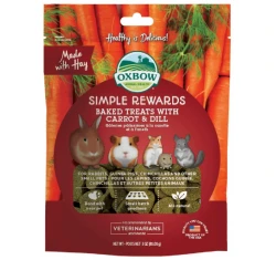 Λιχουδιές Τρωκτικών Oxbow Simple Rewards Baked με καρότο και άνιθο 56gr Λιχουδιές Τρωκτικών Oxbow Simple Rewards Baked με καρότο και άνιθο 56gr