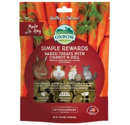 Λιχουδιές Τρωκτικών Oxbow Simple Rewards Baked με καρότο και άνιθο 56gr Λιχουδιές Τρωκτικών Oxbow Simple Rewards Baked με καρότο και άνιθο 56gr