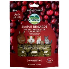 Λιχουδιές Τρωκτικών Oxbow Simple Rewards Baked με κράνμπερι 56gr Λιχουδιές Τρωκτικών Oxbow Simple Rewards Baked με κράνμπερι 56gr