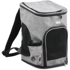 Τσάντα Μεταφοράς Σκύλου ή Γάτας  - Σακίδιο Πλάτης Pawise 24x29x42cm Γκρι