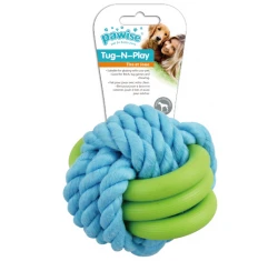Παιχνίδι σκύλου Pawise Twins Rope Ball 7cm Παιχνίδι σκύλου Pawise Twins Rope Ball 7cm