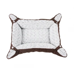 Κρεβατάκι Σκύλου και Γάτας Pawise Deluxe Curly 65x55cm Καφέ