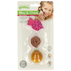 Pawise Wood'n Loofah Pretty Toys no.2 παιχνίδι - λιχουδιά Τρωκτικών 50gr Pawise Wood'n Loofah Pretty Toys no.2 παιχνίδι - λιχουδιά Τρωκτικών 50gr
