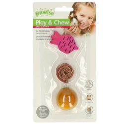 Pawise Wood'n Loofah Pretty Toys no.2 παιχνίδι - λιχουδιά Τρωκτικών 50gr Pawise Wood'n Loofah Pretty Toys no.2 παιχνίδι - λιχουδιά Τρωκτικών 50gr
