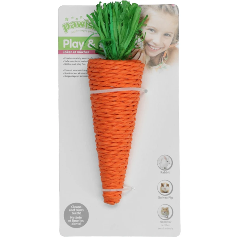 Παιχνίδι -Λιχουδιά LW nibblers-corn husk chews-carrot 18cm ΜΙΚΡΑ ΖΩΑ - ΚΟΥΝΕΛΙΑ