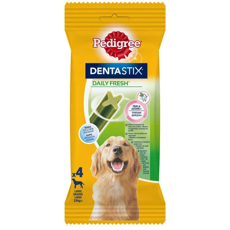 Pedigree Dentastix Fresh Large 4τμχ 154gr ΣΚΥΛΟΙ