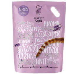 Κρυσταλλική άμμος Γάτας Perfect Care Cat Silica Λεβάντα 15lt (6,1kg)