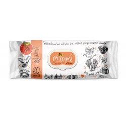 Μαντηλάκια Καθαρισμού Σκύλου και Γάτας Perfect Care Tutti Frutti 80 τεμάχια 