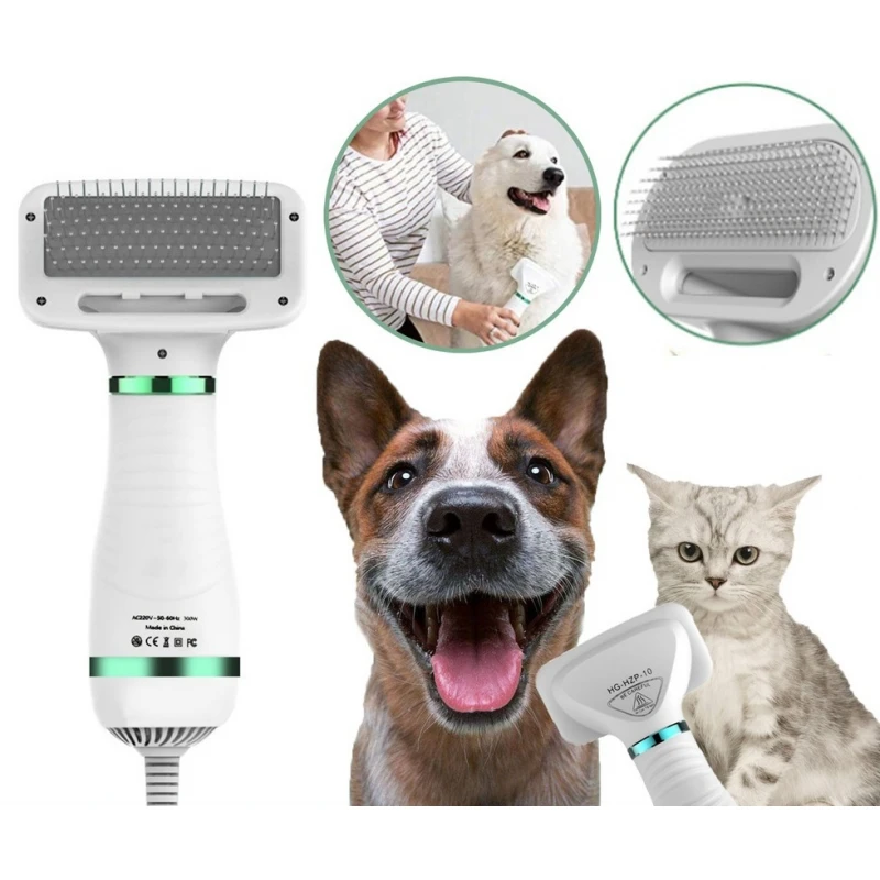  Pet Grooming Dryer Slicker Βούρτσα με ενσωματωμένο στεγνωτήρα ΒΟΥΡΤΣΕΣ- ΠΕΡΙΠΟΙΗΣΗ - ΣΑΜΠΟΥΑΝ