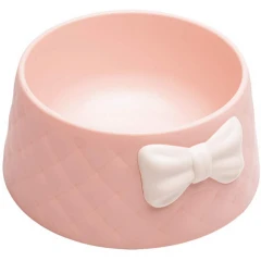 Πλαστικό Μπολ με φιόγκο (15,5-18cm)x8cm Ροζ Πλαστικό Μπολ με φιόγκο (15,5-18cm)x8cm Ροζ