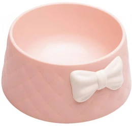 Πλαστικό Μπολ με φιόγκο (15,5-18cm)x8cm Ροζ Πλαστικό Μπολ με φιόγκο (15,5-18cm)x8cm Ροζ
