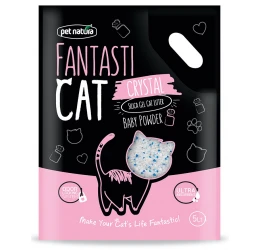 Κρυσταλλική άμμος Γάτας Pet Natura FantastiCat 2kg ( 5lt) Baby Powder Κρυσταλλική άμμος Γάτας Pet Natura FantastiCat 2kg ( 5lt) Baby Powder