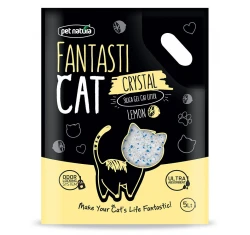 Κρυσταλλική άμμος Γάτας Pet Natura FantastiCat 2kg ( 5lt) Lemon Κρυσταλλική άμμος Γάτας Pet Natura FantastiCat 2kg ( 5lt) Lemon