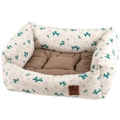 Κρεβατάκι Πουφ Σκύλου και Γάτας PQP Medium 85x75cm Καφέ-Μπεζ Κρεβατάκι Πουφ Σκύλου και Γάτας PQP Medium 85x75cm Καφέ-Μπεζ