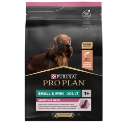 Pro Plan  Dog Small & Mini Adult with Sensitive Skin σολoμός 3kg + Δώρο Dentalife Small  Pro Plan  Dog Small & Mini Adult with Sensitive Skin σολoμός 3kg + Δώρο Dentalife Small