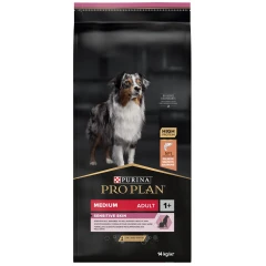 Pro Plan Medium Adult Sensitive Skin Optiderma με σολομό 14kg + Δώρο Dentalife Large  Pro Plan Medium Adult Sensitive Skin Optiderma με σολομό 14kg + Δώρο Dentalife Large