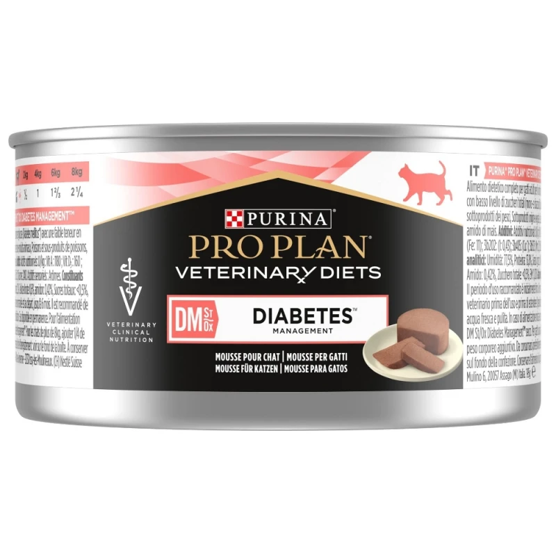 Purina Pro Plan Veterinary Diets DM Diabetes Management 195gr Pate γάτας ΓΑΤΕΣ