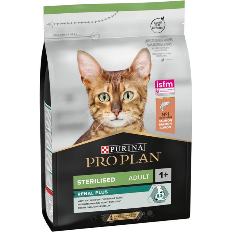 PRO PLAN CAT Optirenal STERILISED ΣΟΛΟΜΟΣ 3KG ΓΑΤΕΣ