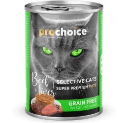 Prochoice Adult Cat Beef & Liver Pate Grain Free Υγρή Τροφή Γάτας με Μοσχάρι και Συκώτι 400gr