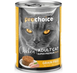Prochoice Adult Cat Chicken Pate Grain Free Υγρή Τροφή Γάτας με Κοτόπουλο 400gr