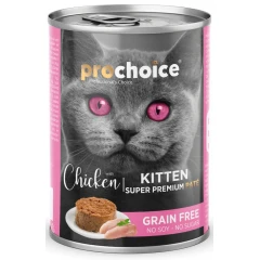 Prochoice Kitten Chicken Pate Grain Free Υγρή Τροφή για Γατάκια με Κοτόπουλο 400gr