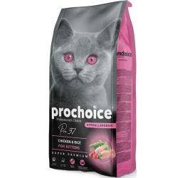 Prochoice Kitten Hypoallergenic Chicken & Rice 2kg με Κοτόπουλο & Ρύζι  Prochoice Kitten Hypoallergenic Chicken & Rice 2kg με Κοτόπουλο & Ρύζι