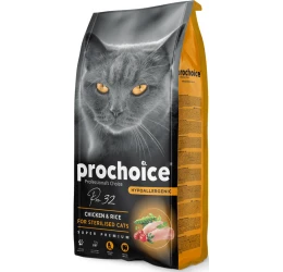 Prochoice Sterilised Hypoallergenic Chicken 15kg Prochoice Sterilised Hypoallergenic Chicken 15kg