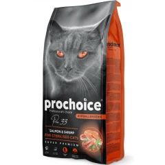 Prochoice Sterilised Hypoallergenic Salmon & Shrimp 15kg Prochoice Sterilised Hypoallergenic Salmon & Shrimp 15kg