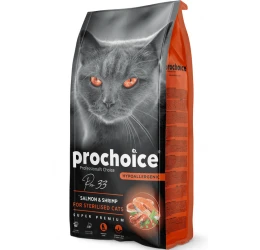 Prochoice Sterilised Hypoallergenic Salmon & Shrimp 15kg Prochoice Sterilised Hypoallergenic Salmon & Shrimp 15kg