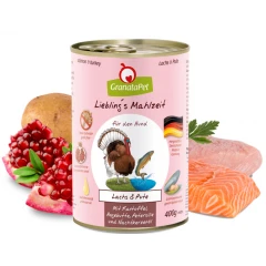 GranataPet Κονσέρβα Σκύλου 400gr με Σολομό και Γαλοπούλα GranataPet Κονσέρβα Σκύλου 400gr με Σολομό και Γαλοπούλα