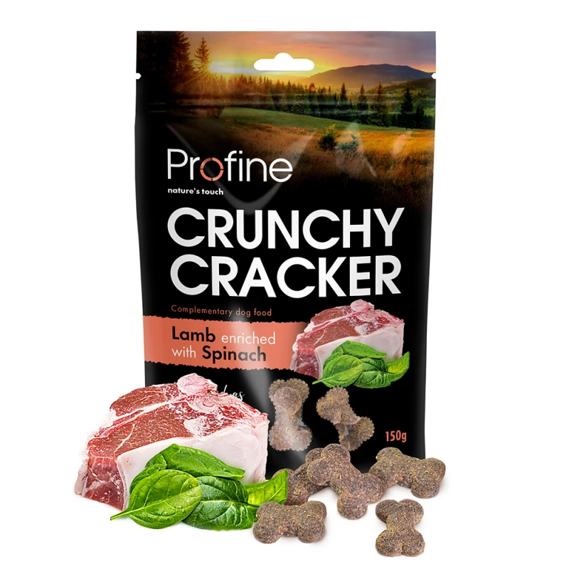 Profine Dog Grain Free Crunchy Cracker Αρνί με Σπανάκι 150gr ΛΙΧΟΥΔΙΕΣ & ΚΟΚΑΛΑ