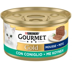 Purina Gourmet Gold  Mousse Με Κουνέλι 85gr Purina Gourmet Gold  Mousse Με Κουνέλι 85gr