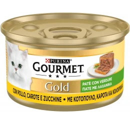 Purina Gourmet Gold Pate Με Κοτόπουλο, Καρότα Και Κολοκυθάκια 85gr Purina Gourmet Gold Pate Με Κοτόπουλο, Καρότα Και Κολοκυθάκια 85gr