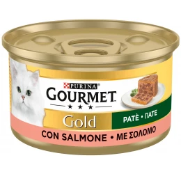 Purina Gourmet Gold Pate Με Σολομό 85gr Purina Gourmet Gold Pate Με Σολομό 85gr