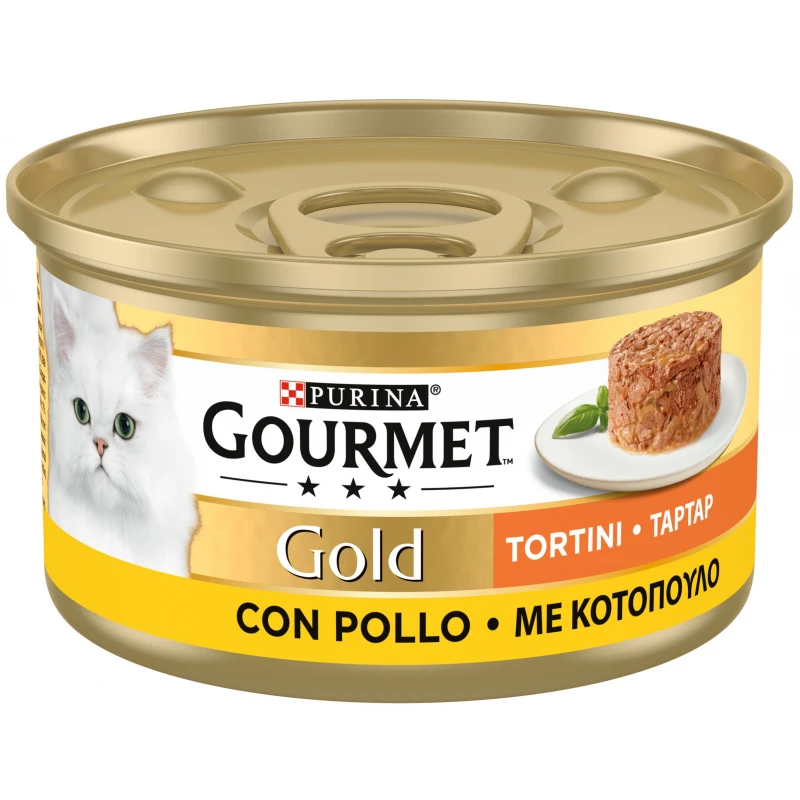 Purina Gourmet Gold Tartar Με Κοτόπουλο 85gr ΓΑΤΕΣ