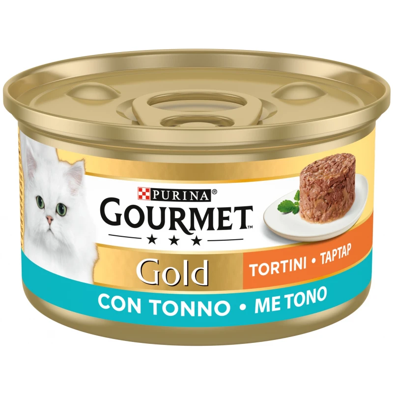 Purina Gourmet Gold Tartar Με Τόνο 85gr ΥΓΡΗ ΤΡΟΦΗ -  ΚΟΝΣΕΡΒΕΣ ΓΑΤΑΣ