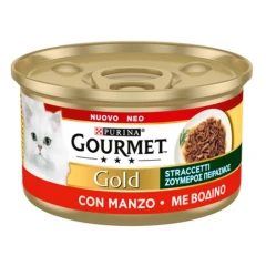 Purina Gourmet Gold Ζουμερός Πειρασμός με Βοδινό 85gr Purina Gourmet Gold Ζουμερός Πειρασμός με Βοδινό 85gr