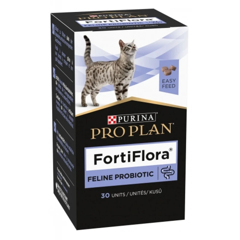 Purina Veterinary Diets Fortiflora Συμπλήρωμα Για Γάτες 30gr μασώμενα δισκία ΓΑΤΕΣ