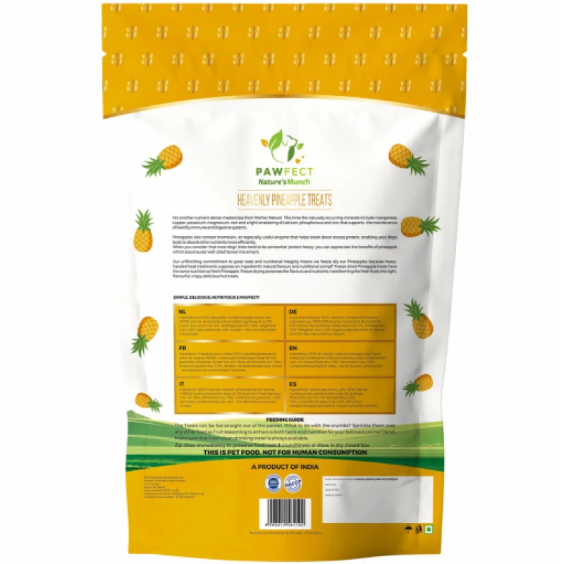 Αποξηραμένες Λιχουδιές για Σκύλους Pawfect Nature’s Munch Ανανά 40gr Σκύλοι Αποξηραμένες Λιχουδιές για Σκύλους Pawfect Nature’s Munch Ανανά 40gr Σκύλοι