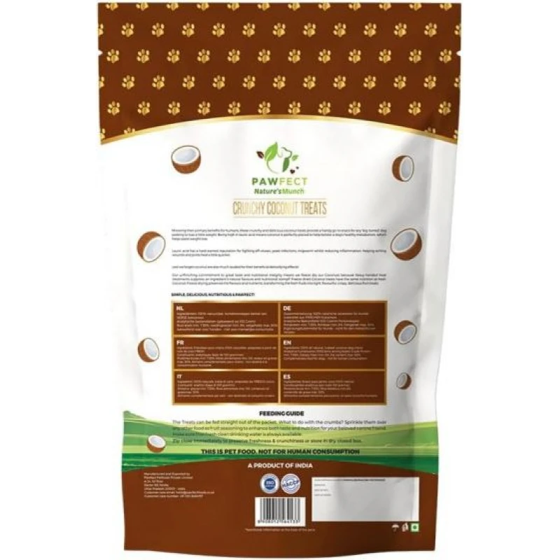 Αποξηραμένες Λιχουδιές για Σκύλους Pawfect Nature’s Munch Καρύδα 50gr Σκύλοι Αποξηραμένες Λιχουδιές για Σκύλους Pawfect Nature’s Munch Καρύδα 50gr Σκύλοι