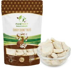 Αποξηραμένες Λιχουδιές για Σκύλους Pawfect Nature’s Munch Καρύδα 50gr