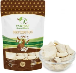 Αποξηραμένες Λιχουδιές για Σκύλους Pawfect Nature’s Munch Καρύδα 50gr
