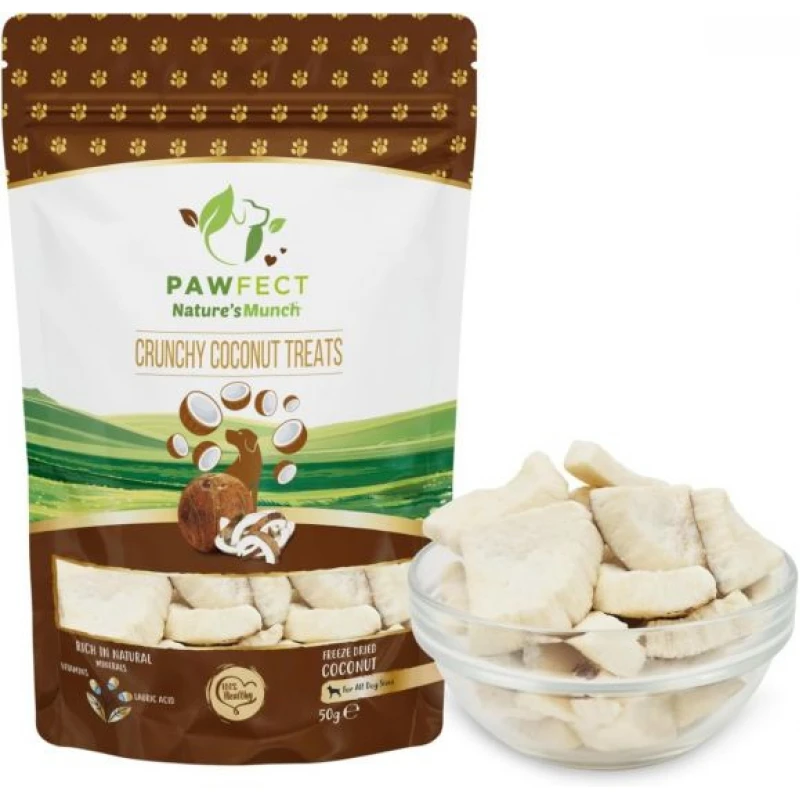 Αποξηραμένες Λιχουδιές για Σκύλους Pawfect Nature’s Munch Καρύδα 50gr Σκύλοι Αποξηραμένες Λιχουδιές για Σκύλους Pawfect Nature’s Munch Καρύδα 50gr Σκύλοι