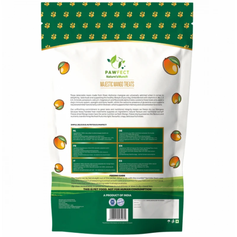 Αποξηραμένες Λιχουδιές για Σκύλους Pawfect Nature’s Munch Μάνγκο 40gr Σκύλοι Αποξηραμένες Λιχουδιές για Σκύλους Pawfect Nature’s Munch Μάνγκο 40gr Σκύλοι