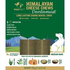 Λιχουδιά Σκύλου Pawfect Himalayan Chew Bar - Dentamust με Aloe Vera 3 x 65gr