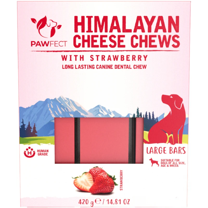 Λιχουδιά Σκύλου Pawfect Himalayan Chew Bar με Φράουλα 3 x 140gr Σκύλοι Λιχουδιά Σκύλου Pawfect Himalayan Chew Bar με Φράουλα 3 x 140gr Σκύλοι