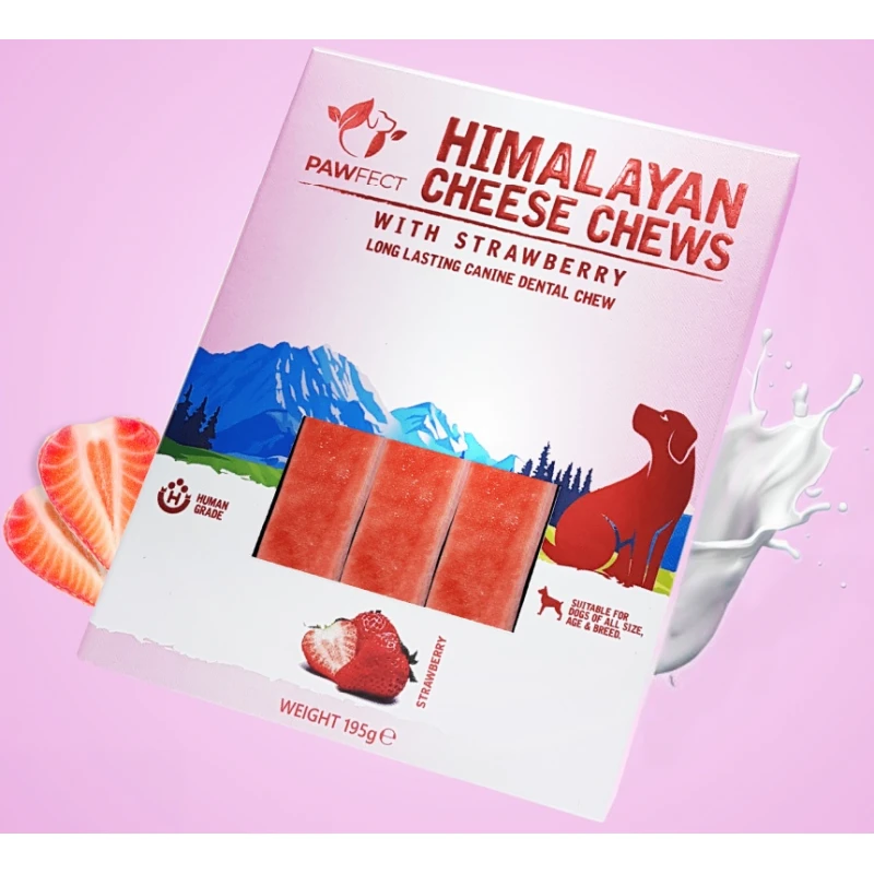 Λιχουδιά Σκύλου Pawfect Himalayan Chew Bar με Φράουλα 3 x 65gr Σκύλοι Λιχουδιά Σκύλου Pawfect Himalayan Chew Bar με Φράουλα 3 x 65gr Σκύλοι